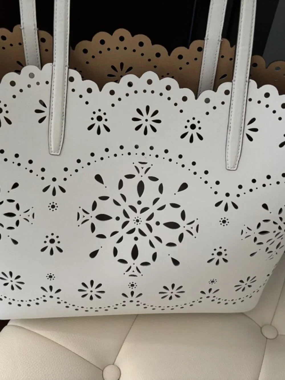Kate Spade Perforated Large Leather Tote
